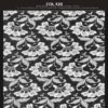 Dentelle Brodée motif "Floral" – Image 3